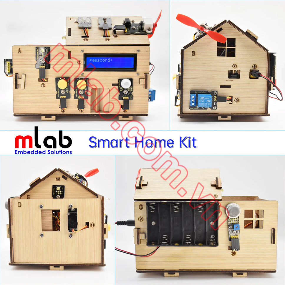 Keyestudio Smart Home Kit With PLUS Board For Arduino DIY STEM